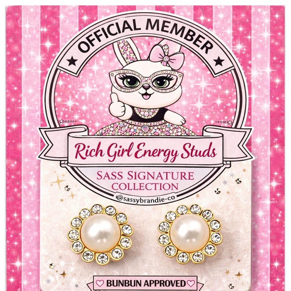Rich Girl Energy Studs